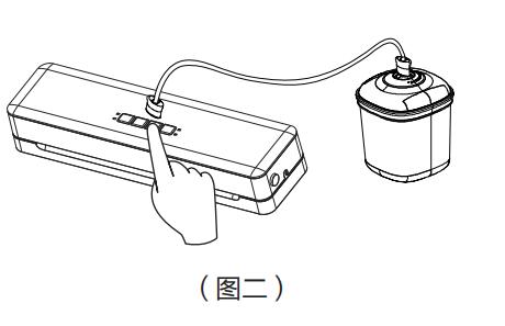 家用小型真空封口机，外接口功能图二